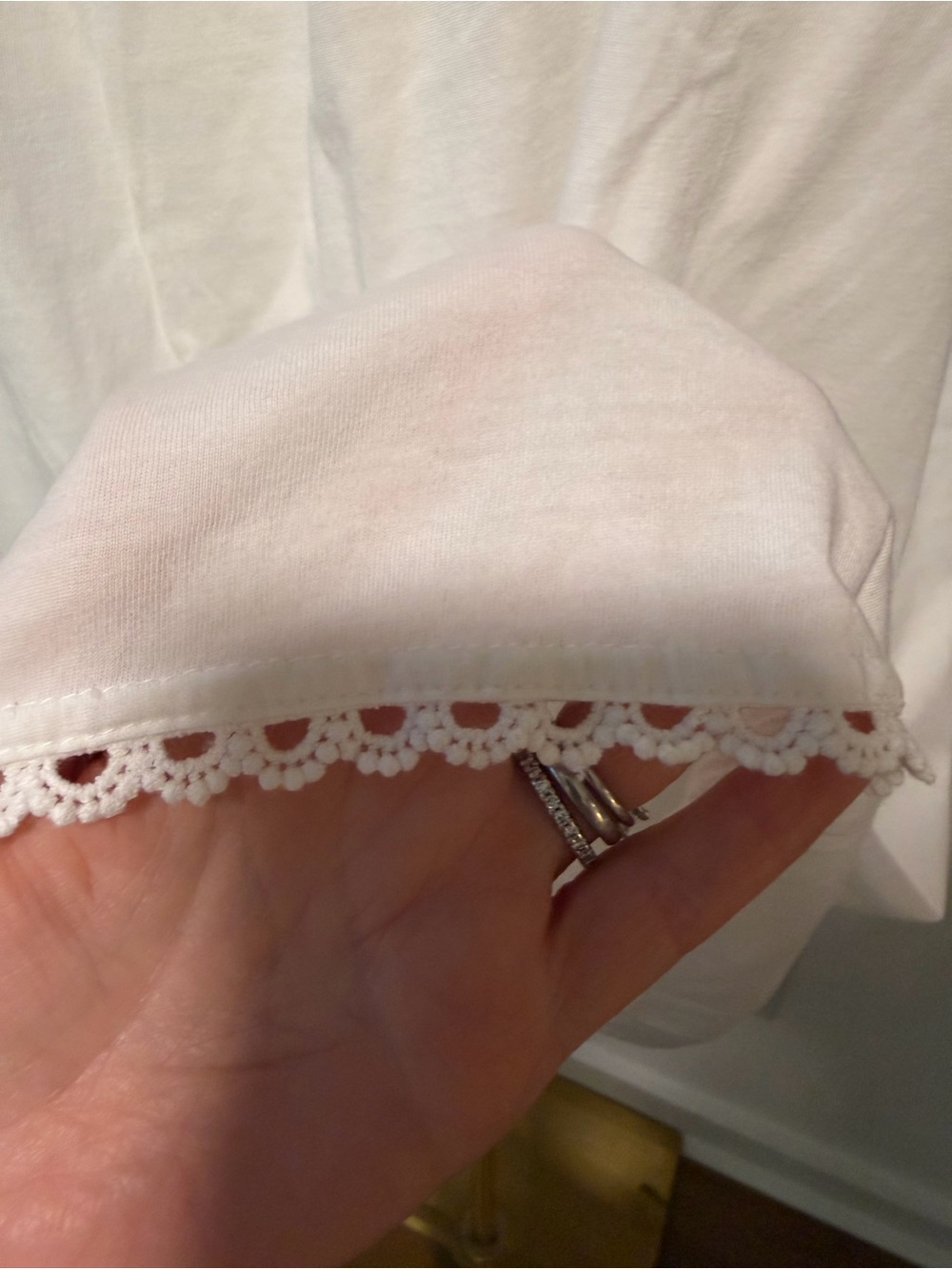 Shabby Chic White Nightgown - Picture 4 of 7